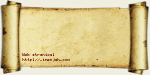 Isidor Grujić vizit kartica